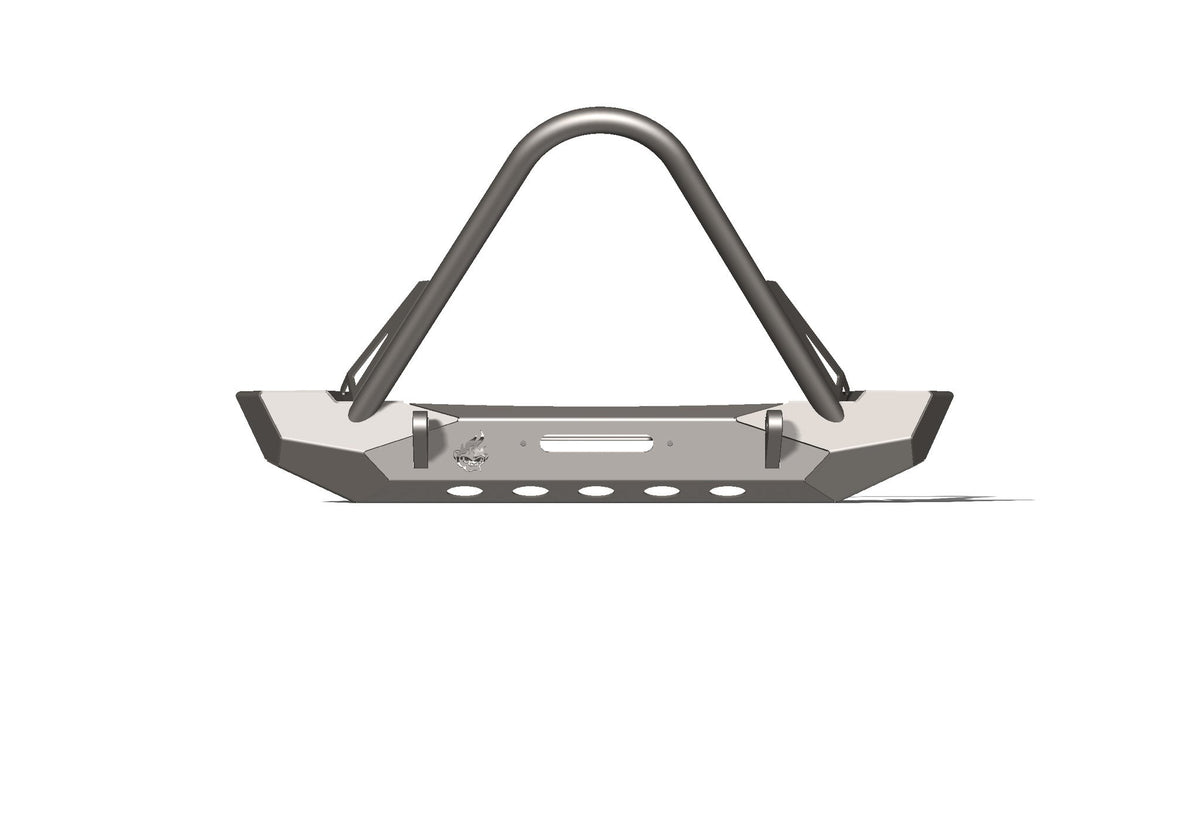 CrawlTek Pyro Mid-Width Front Bumper w/ Stinger | Jeep Wrangler CJ/YJ/TJ