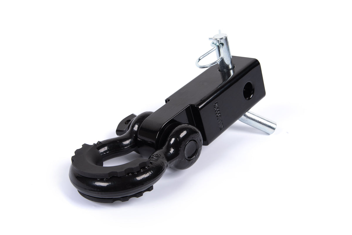 CrawlTek D-Ring Shackle Hitch Receiver with Isolator