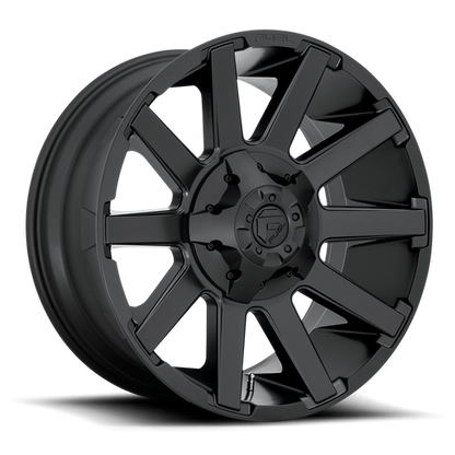 Fuel Off-Road Contra Wheel | 20x9 | +20mm | 8x6.5 (8x165.1) Bolt Pattern - Satin Black