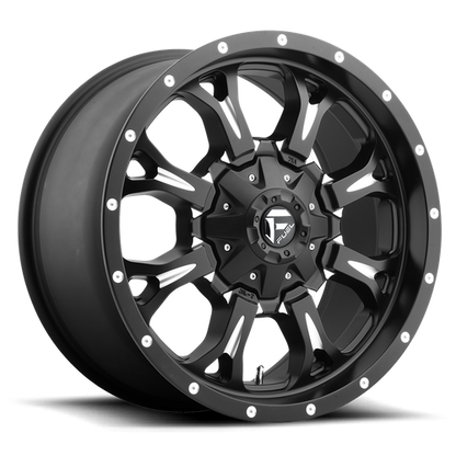 Fuel Off-Road D517 Krank Wheel | 18x9 | -13mm | 6x135/6x5.5 (6x135/6x139.7) Bolt Pattern - Matte Black Milled