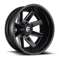 Fuel Off-Road Maverick Wheel | 8x6.5 (8x165.1) Bolt Pattern - Matte Black Milled / 24x8.25 / -239mm (-4.78" BS)