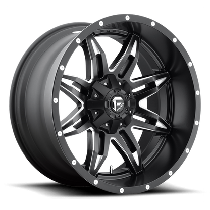 Fuel Off-Road D567 Lethal Wheel | 6x135/6x5.5 (6x135/6x139.7) Bolt Pattern - Matte Black Milled / 20x9 / +1mm (5.04" BS)