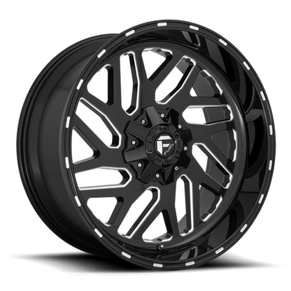 Fuel Off-Road Triton Wheel | 22x9.5 | +19mm | 6x135/6x5.5 (6x135/6x139.7) Bolt Pattern - Gloss Black Milled