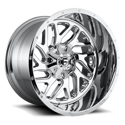 Fuel Off-Road Triton Wheel | 5x5.5/5x150 (5x139.7/5x150) Bolt Pattern - Chrome Plated / 20x12 / -43mm (4.81" BS)
