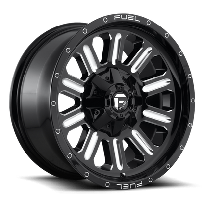 Fuel Off-Road D620 Hardline Wheel | 20x9 | +2mm | 6x135/6x5.5 (6x135/6x139.7) Bolt Pattern - Gloss Black Milled