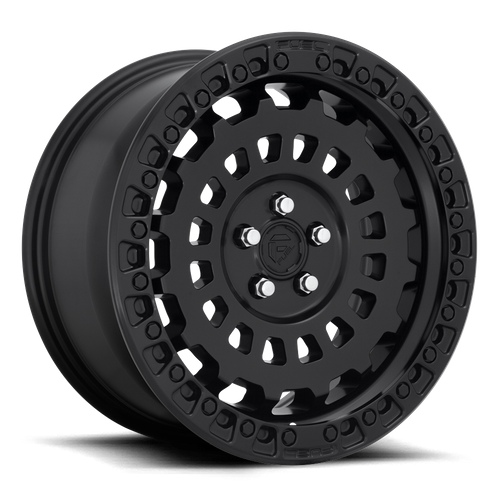 Fuel Off-Road D633 Zephyr Wheel | 5x4.5 (5x114.3) Bolt Pattern - Matte Black / 17x8 / +38mm (6" BS)