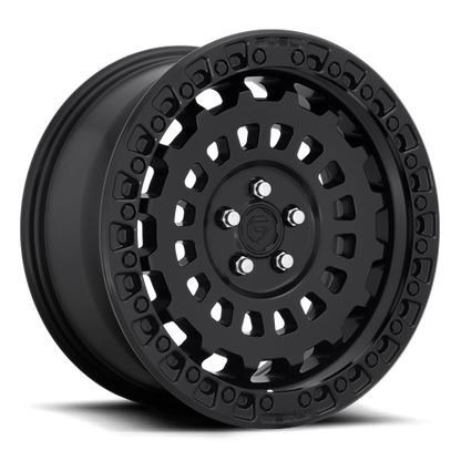 Fuel Off-Road D633 Zephyr Wheel | 5x4.5 (5x114.3) Bolt Pattern - Matte Black / 17x8 / +38mm (6" BS)