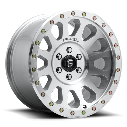 Fuel Off-Road Vector Wheel | 20x10 | -18mm | 5x5 (5x127) Bolt Pattern - Diamond Cut Machined