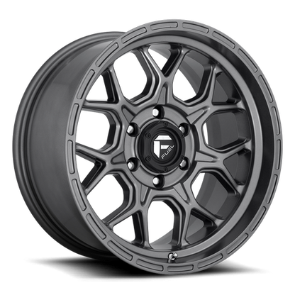 Fuel Off-Road Tech Wheel | 6x5.5 (6x139.7) Bolt Pattern - Matte Anthracite / 17x9 / +1mm (5.04" BS)
