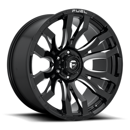 Fuel Off-Road Blitz Wheel | 17x9 | +1mm | 5x5 (5x127) Bolt Pattern - Gloss Black Milled