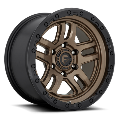 Fuel Off-Road Ammo Wheel | 18x9 | +20mm | 5x5 (5x127) Bolt Pattern - Matte Bronze Black Bead Ring