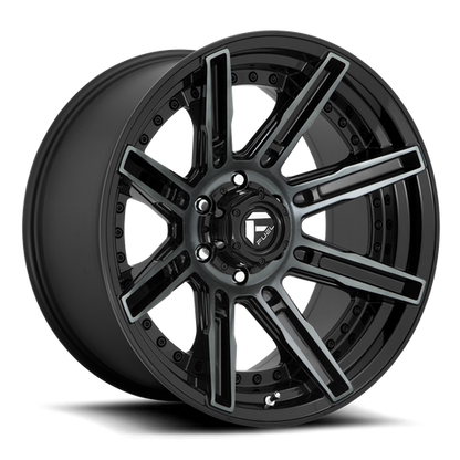 Fuel Off-Road Rogue Wheel | 5x5.5 (5x139.7) Bolt Pattern - Gloss Mach Double Dark Tint / 20x9 / +1mm (5.04" BS)