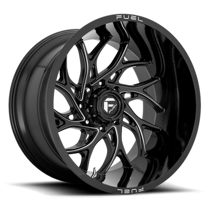 Fuel Off-Road Runner Wheel | 22x12 | -44mm | 6x5.5 (6x139.7) Bolt Pattern - Gloss Black Milled