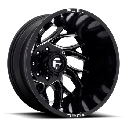 Fuel Off-Road Runner Wheel | 20x8.25 | -202mm | 8x200 Bolt Pattern - Gloss Black Milled