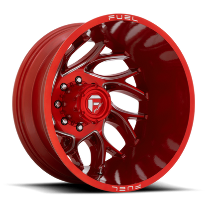 Fuel Off-Road Runner Wheel | 22x8.25 | -246mm | 8x210 Bolt Pattern - Candy Red Milled