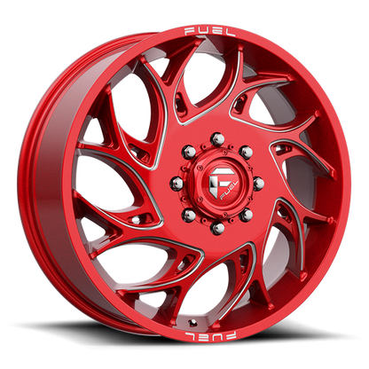 Fuel Off-Road Runner Wheel | 8x200 Bolt Pattern - Candy Red Milled / 20x8.25 / +105mm (8.76" BS)