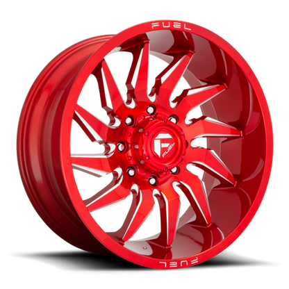 Fuel Off-Road Saber Wheel | 6x135 Bolt Pattern - Candy Red Milled / 20x10 / -18mm (4.79" BS)