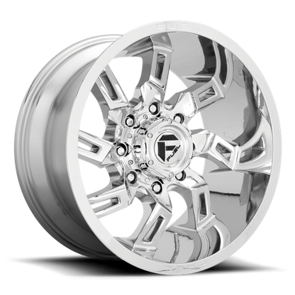 Fuel Off-Road Lockdown Wheel | 6x5.5 (6x139.7) Bolt Pattern - Chrome / 20x9 / +1mm (5.04" BS)