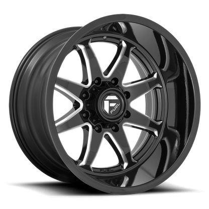 Fuel Off-Road D749 Hammer Wheel | 20x10 | -18mm | 5x5 (5x127) Bolt Pattern - Gloss Black Milled