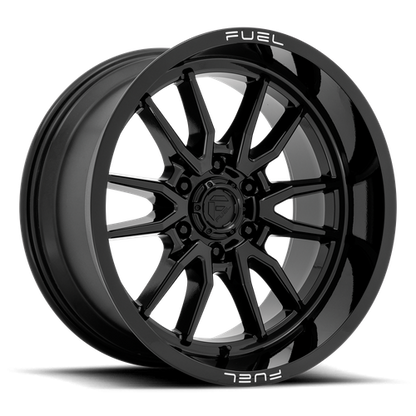 Fuel Off-Road Clash Wheel | 17x9 | +1mm | 6x135 Bolt Pattern - Gloss Black