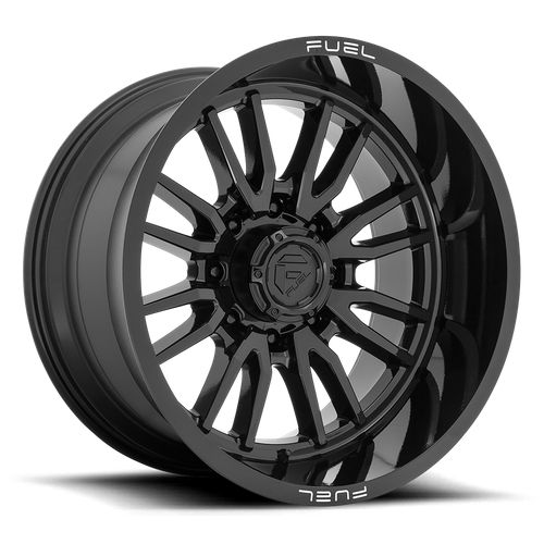 Fuel Off-Road Clash Wheel | 8x170 Bolt Pattern - Gloss Black / 22x12 / -44mm (4.77" BS)