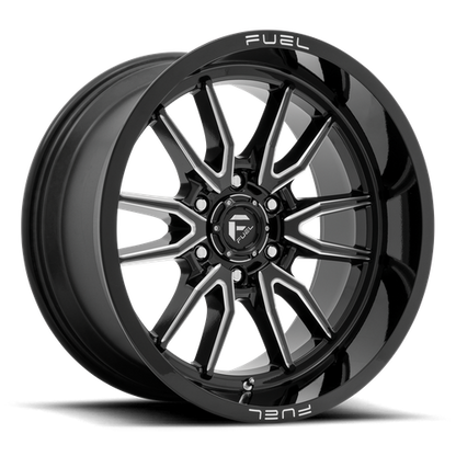Fuel Off-Road Clash Wheel | 18x9 | -12mm | 6x135 Bolt Pattern - Gloss Black Milled