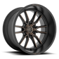 Fuel Off-Road Clash Wheel | 6x135 Bolt Pattern - Matte Black Double Dark Tint / 22x12 / -44mm (4.77" BS)