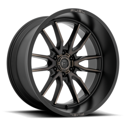 Fuel Off-Road Clash Wheel | 24x12 | -44mm | 6x135 Bolt Pattern - Matte Black Double Dark Tint
