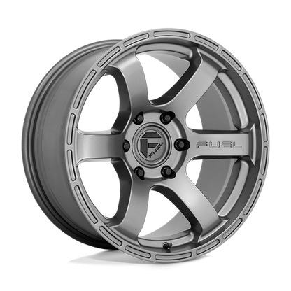 Fuel Off-Road Rush Wheel | 5x5 (5x127) Bolt Pattern - Matte Gunmetal / 18x9 / +1mm (5.04" BS)