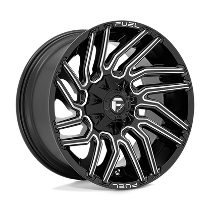 Fuel Off-Road Typhoon Wheel | 20x9 | +1mm | 6x135/6x5.5 (6x135/6x139.7) Bolt Pattern - Gloss Black Milled