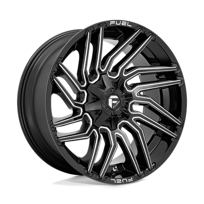Fuel Off-Road Typhoon Wheel | 22x10 | -18mm | 8x6.5 (8x165.1) Bolt Pattern - Gloss Black Milled