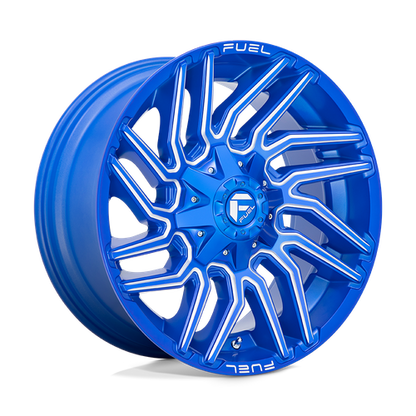 Fuel Off-Road Typhoon Wheel | 8x180 Bolt Pattern - Anodized Blue Milled / 20x9 / +1mm (5.04" BS)