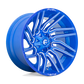 Fuel Off-Road Typhoon Wheel | 8x170 Bolt Pattern - Anodized Blue Milled / 22x12 / -44mm (4.77" BS)