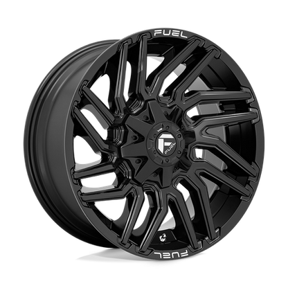 Fuel Off-Road Typhoon Wheel | 6x135/6x5.5 (6x135/6x139.7) Bolt Pattern - Gloss Black / 22x10 / -18mm (4.79" BS)
