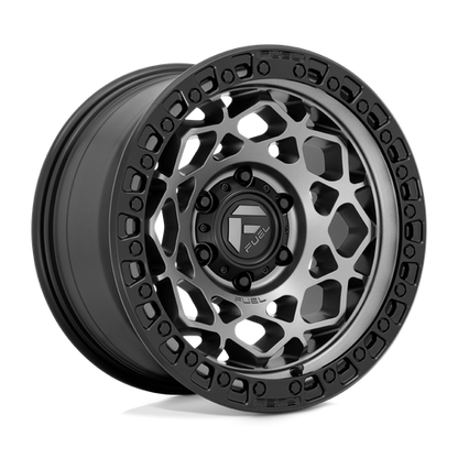Fuel Off-Road Unit Wheel | 17x9 | -12mm | 5x5 (5x127) Bolt Pattern - Gunmetal w/ Matte Black Ring