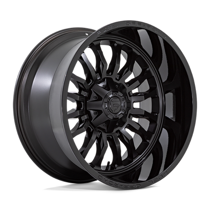 Fuel Off-Road Arc Wheel | 22x12 | -44mm | 8x6.5 (8x165.1) Bolt Pattern - Matte Black w/ Gloss Black Lip