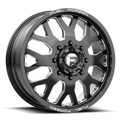 Fuel Off-Road FF19D Wheel | 8x210 Bolt Pattern - Gloss Black Milled / 24x8.25 / -246mm (-5.06" BS)