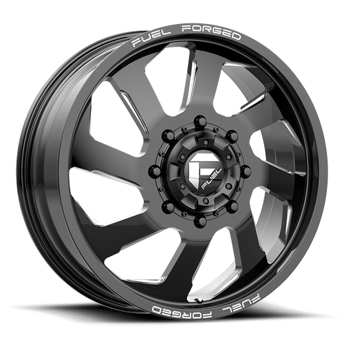 Fuel Off-Road DD39 FF039 Wheel | 8x200 Bolt Pattern - Gloss Black Milled / 20x8.25 / +105mm (8.76" BS)