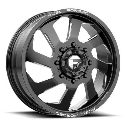 Fuel Off-Road DD39 FF039 Wheel | 8x200 Bolt Pattern - Gloss Black Milled / 20x8.25 / +105mm (8.76" BS)