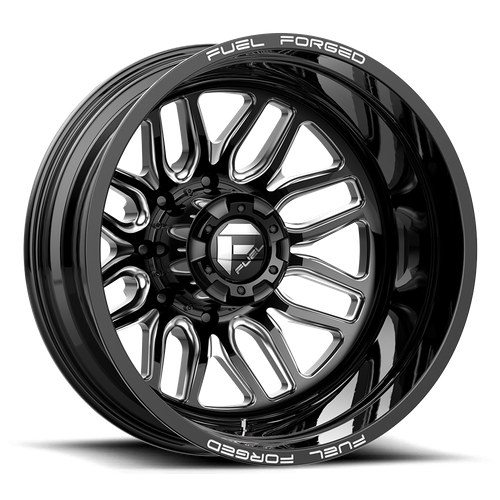 Fuel Off-Road FF66D Dually Wheel | 22x8.25 | -202mm | 8x200 Bolt Pattern - Matte Black Milled