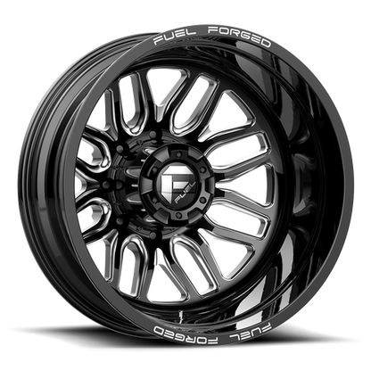 Fuel Off-Road FF66D Dually Wheel | 22x8.25 | -202mm | 8x200 Bolt Pattern - Matte Black Milled