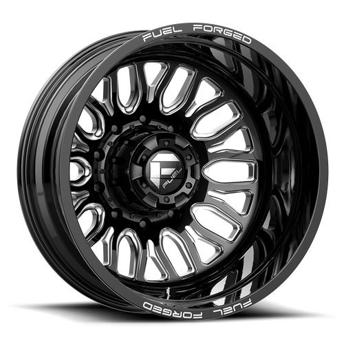 Fuel Off-Road FF66D Dually Wheel | 20x8.25 | -202mm | 10x225 Bolt Pattern - Matte Black Milled