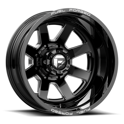 Fuel Off-Road FF09D Wheel | 8x200 Bolt Pattern - Matte Black Milled / 22x8.25 / -202mm (-3.2" BS)