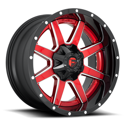 Fuel Off-Road Maverick Wheel | 22x12 | -44mm | 8x170 Bolt Pattern - Gloss Red
