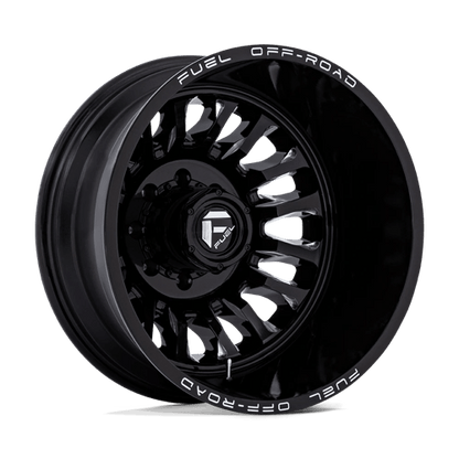 Fuel Off-Road Arc Dually Wheel | 20x8.25 | -246mm | 8x6.5 (8x165.1) Bolt Pattern - Gloss Black Milled