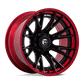 Fuel Off-Road FC402 Catalyst Wheel | 8x6.5 (8x165.1) Bolt Pattern - Matte Black w/ Candy Red Lip / 22x12 / -44mm (4.77" BS)