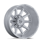Fuel Off-Road Circuit Dually Wheel | 20x8.25 | -202mm | 10x225 Bolt Pattern - Gloss Silver w/ Machined Face