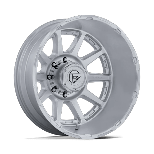Fuel Off-Road Circuit Dually Wheel | 20x8.25 | -202mm | 10x225 Bolt Pattern - Gloss Silver w/ Machined Face
