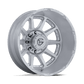 Fuel Off-Road Circuit Dually Wheel | 20x8.25 | -202mm | 8x200 Bolt Pattern - Gloss Silver w/ Machined Face