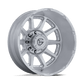 Fuel Off-Road Circuit Dually Wheel | 24x8.25 | -221mm | 8x210 Bolt Pattern - Gloss Silver w/ Machined Face